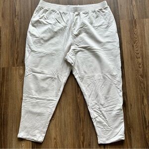 Barefoot Dreams Luxe Lounge Pant CozyChic Everyday Womens Size 2X Cream Beige